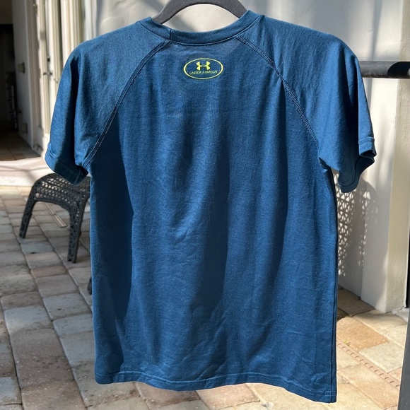 Boys HeatGear Under Armour Short Sleeve - Picture 7 of 16